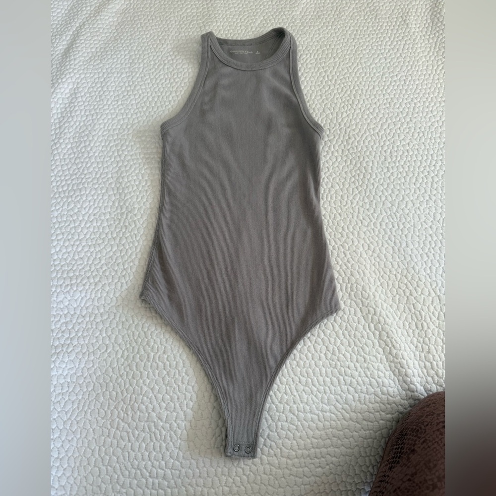 Abercrombie & Fitch Gray tank top Bodysuit